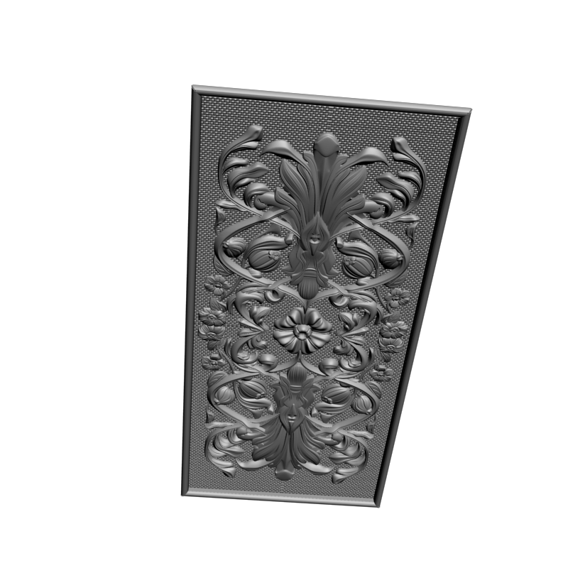 картинка Нарды Растительный орнамент PI2-108 3D-STL.COM