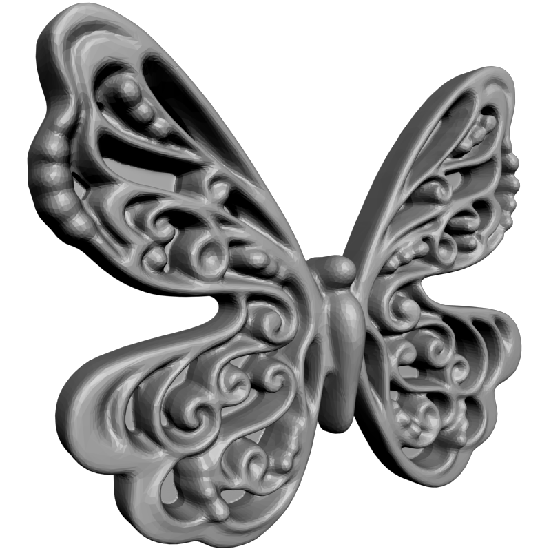 картинка Бабочка F6-047 3D-STL.COM