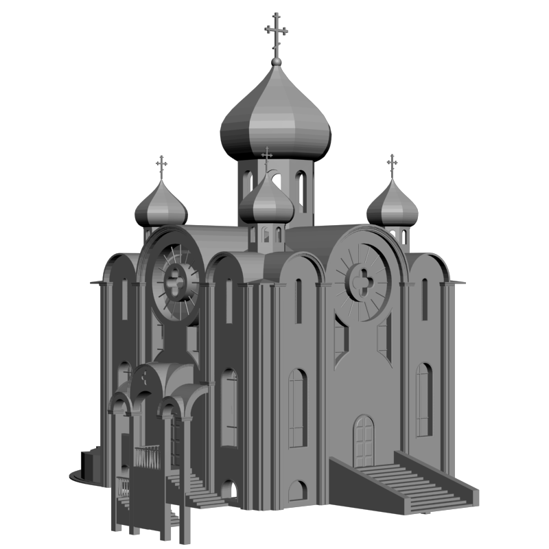 картинка Храм H1-039 3D-STL.COM