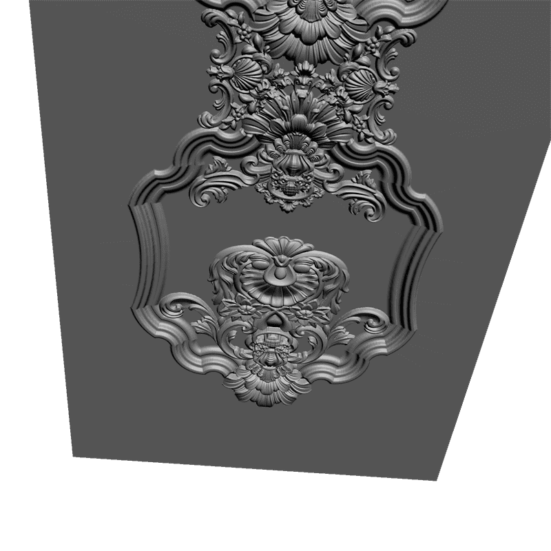 картинка Дверь резная H3-033 3D-STL.COM