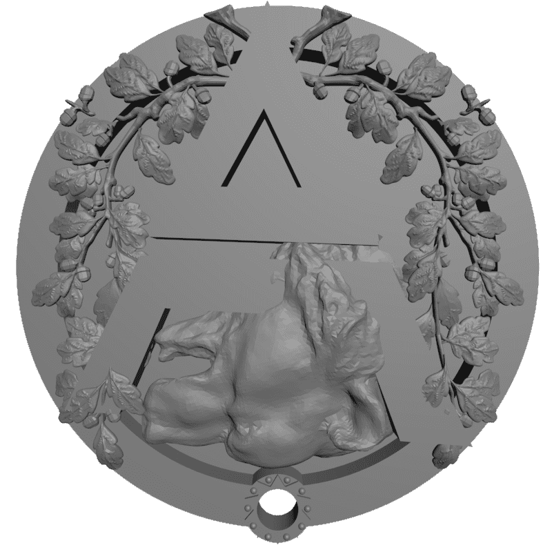 картинка Брелок Медведь А P4-291 3D-STL.COM