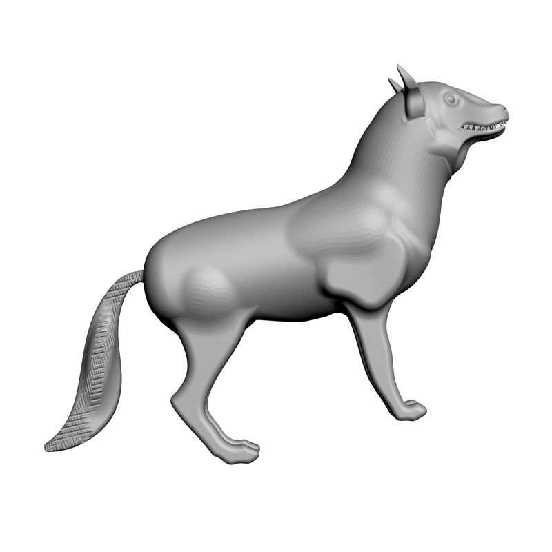 картинка Волк F1-203 3D-STL.COM
