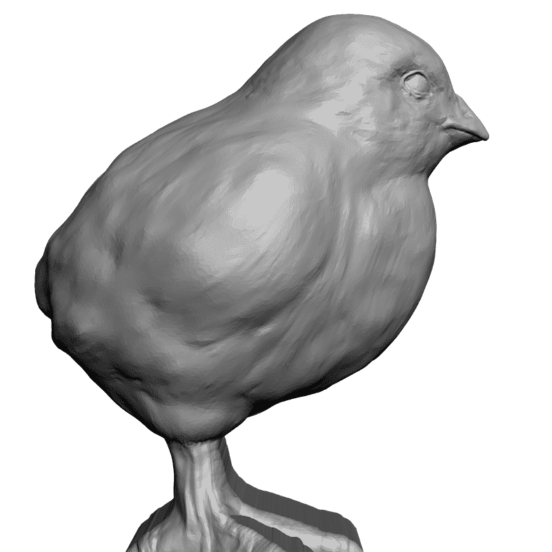 картинка Цыплёнок F3-033 3D-STL.COM