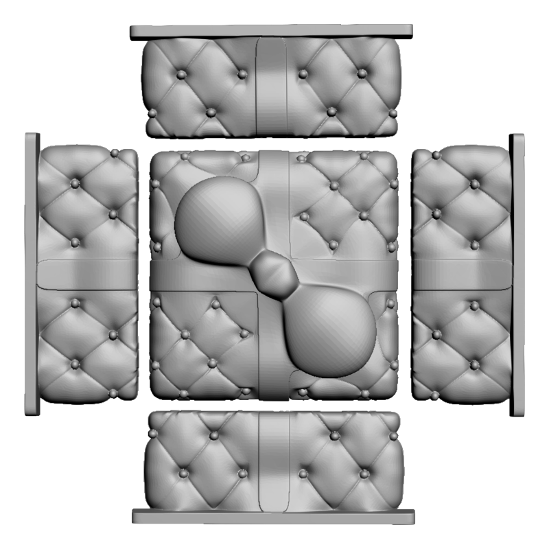 картинка Шкатулка с бантом P4-321 3D-STL.COM