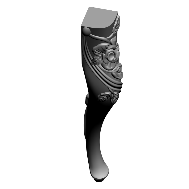 картинка Ножка мебельная M6-092 3D-STL.COM