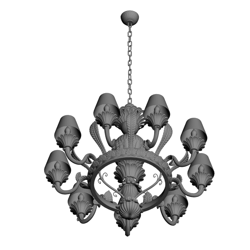 картинка Люстра Chelini FELO H6-094 3D-STL.COM