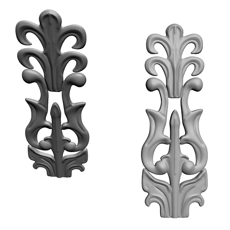 картинка Накладка резная D10-157 3D-STL.COM