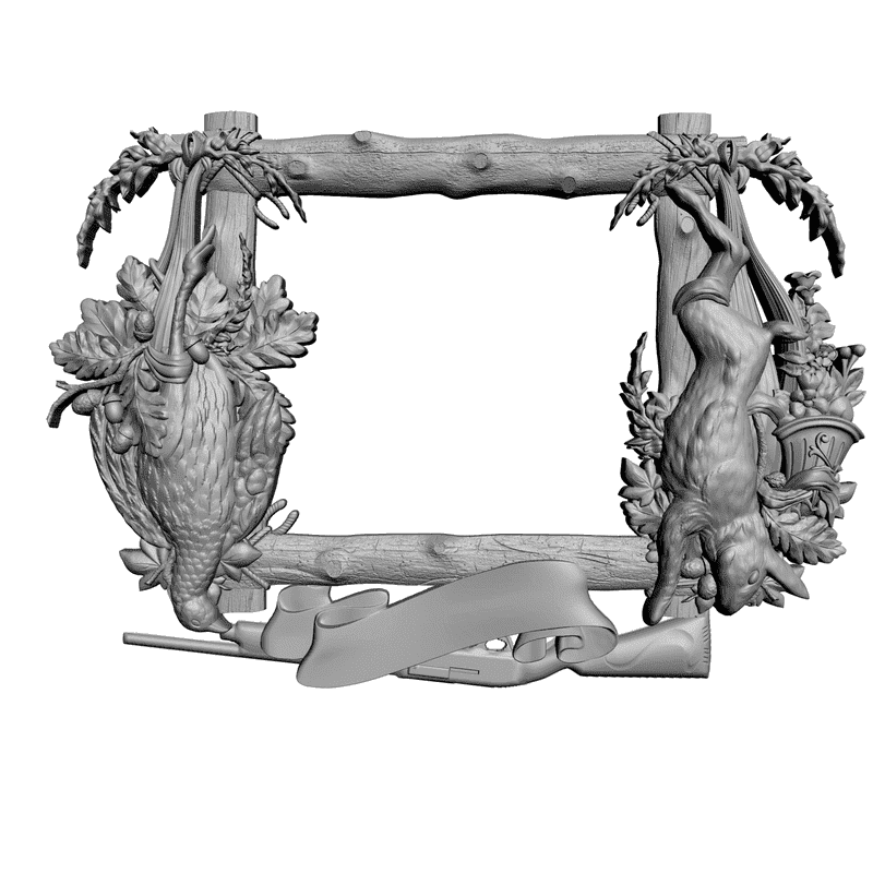 картинка Рамка резная D14-010 3D-STL.COM