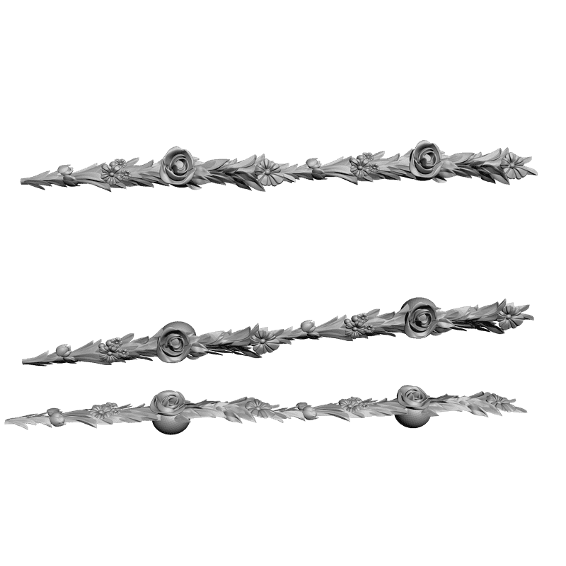 картинка Накладка резная D10-196 3D-STL.COM