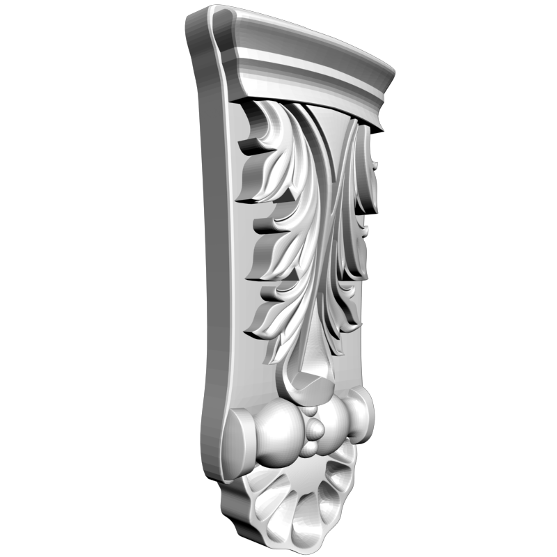 картинка Кронштейн резной D9-182 3D-STL.COM