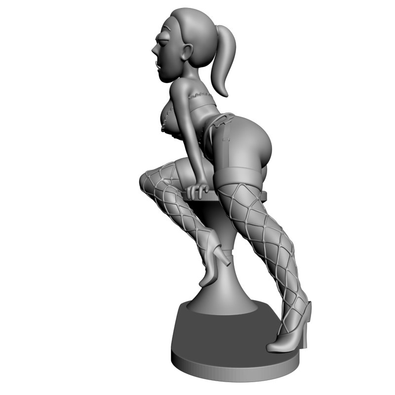 картинка Девушка на стуле L3-407 3D-STL.COM