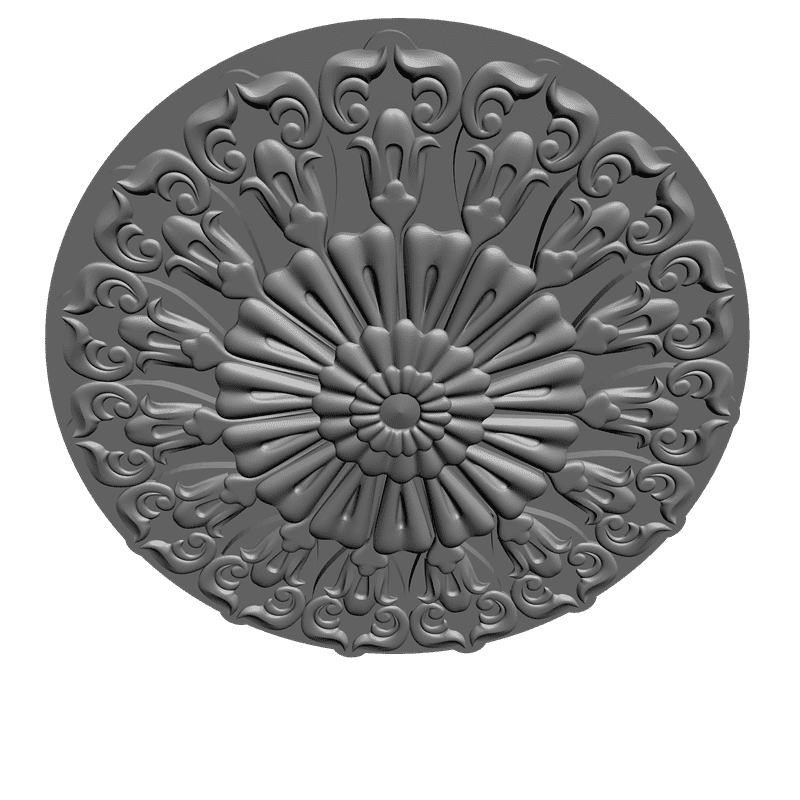 картинка Розетка резная D16-100 3D-STL.COM