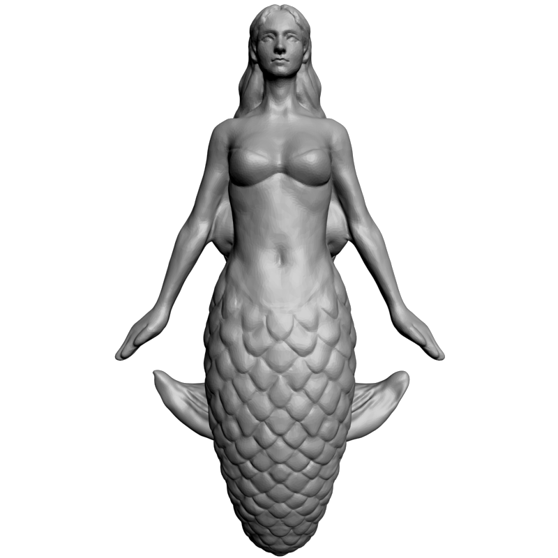 картинка Русалка L3-308 3D-STL.COM