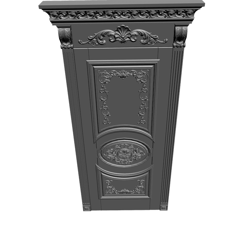 картинка Дверь резная H3-023 3D-STL.COM