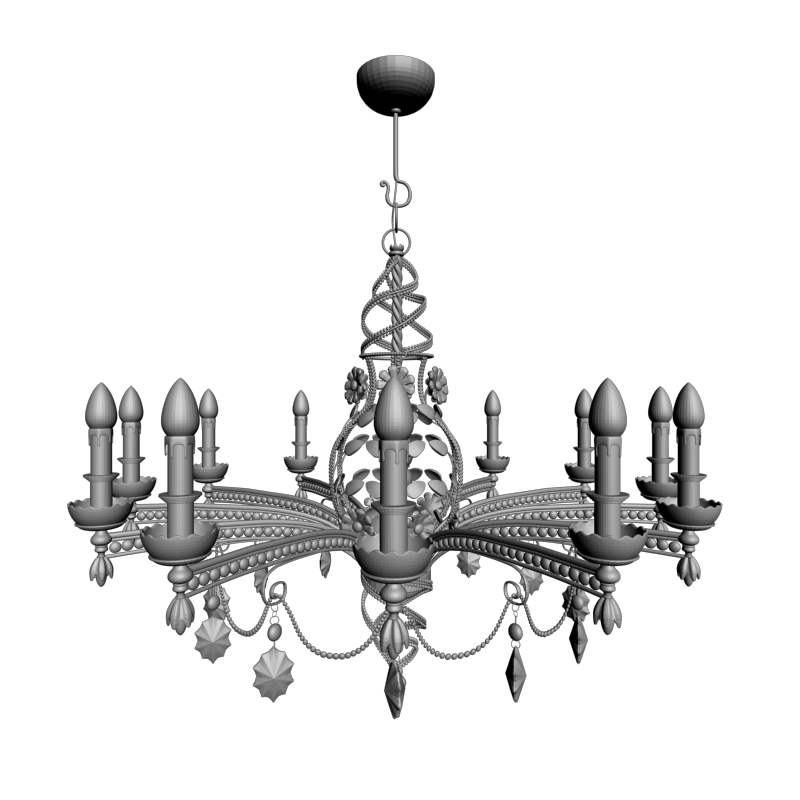 картинка Люстра H6-121 3D-STL.COM