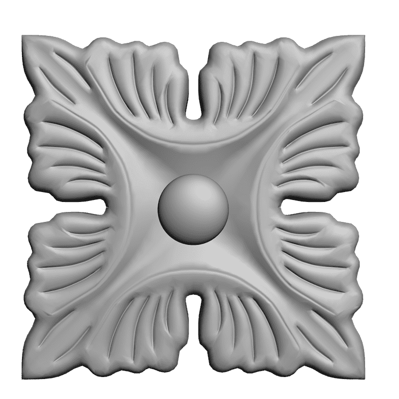 картинка Розетка декоративная D16-246 3D-STL.COM
