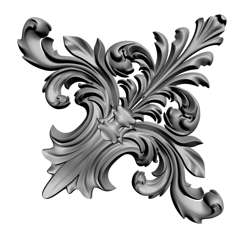 картинка Накладка резная D10-061 3D-STL.COM