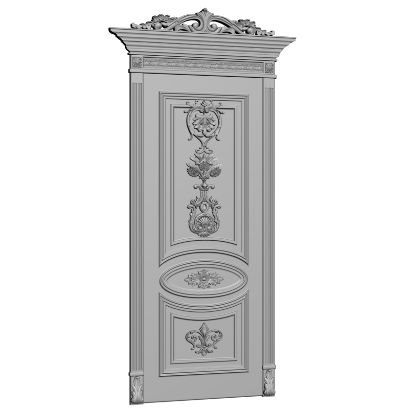 картинка Двери резные H3-069 3D-STL.COM