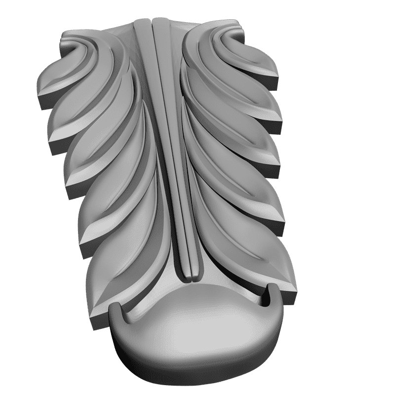 картинка Кронштейн резной D9-043 3D-STL.COM