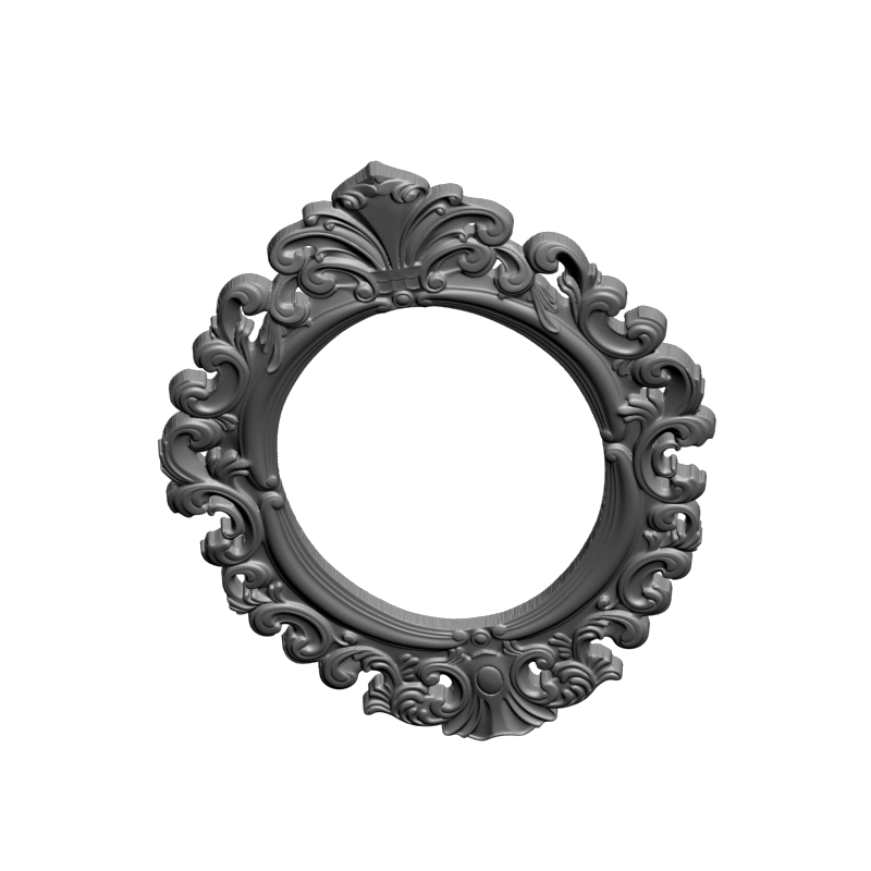 картинка Рамка резная D14-600 3D-STL.COM