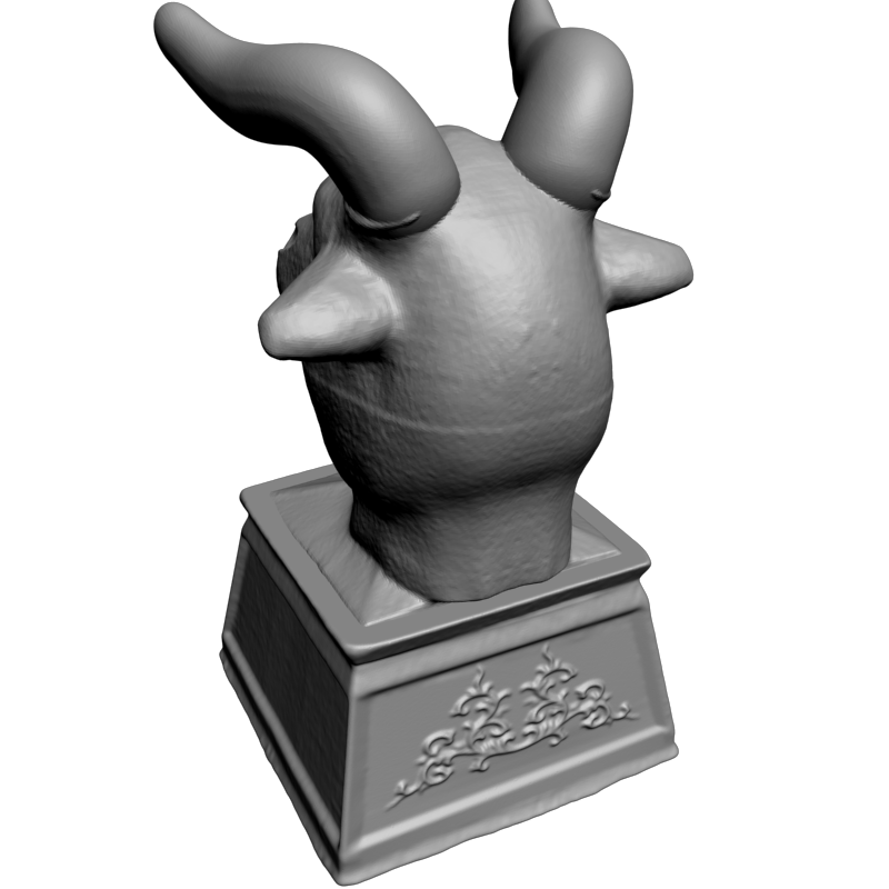 картинка Китайский гороскоп год быка P1-031 3D-STL.COM