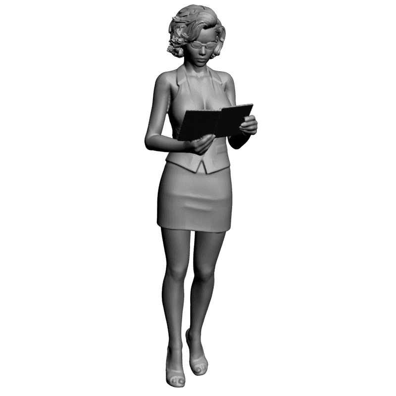 картинка Красивая девушка L3-236 3D-STL.COM