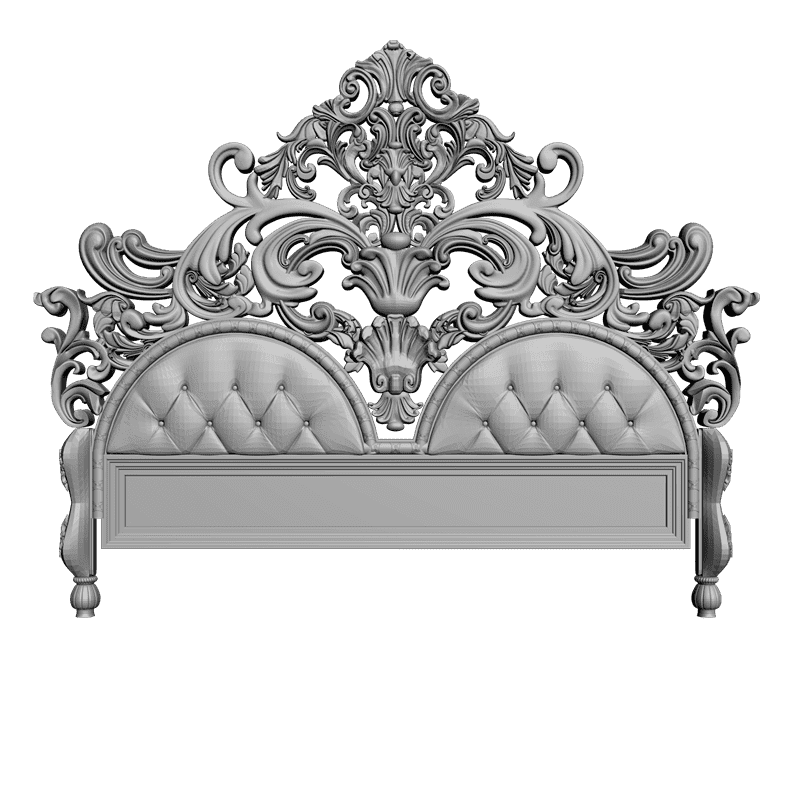 картинка Кровать M4-018 3D-STL.COM
