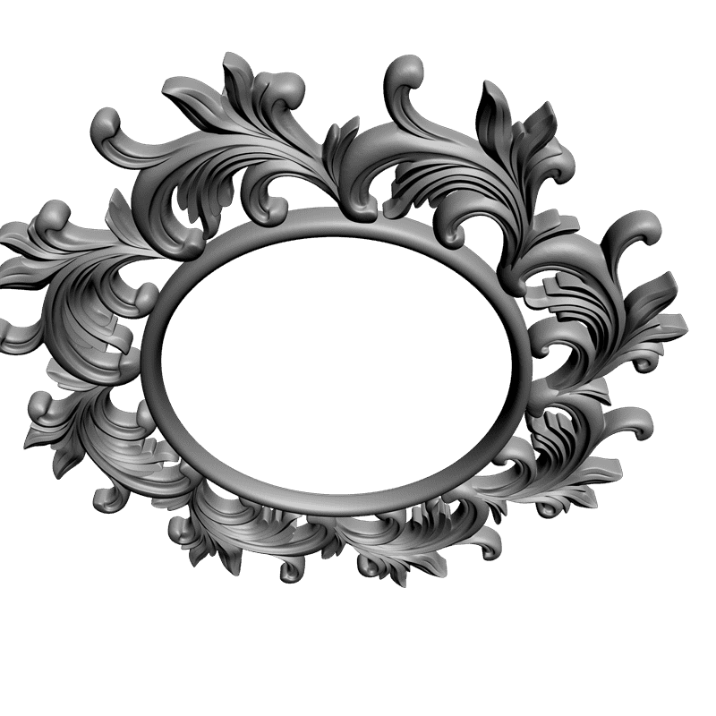 картинка Рамка резная D14-250 3D-STL.COM
