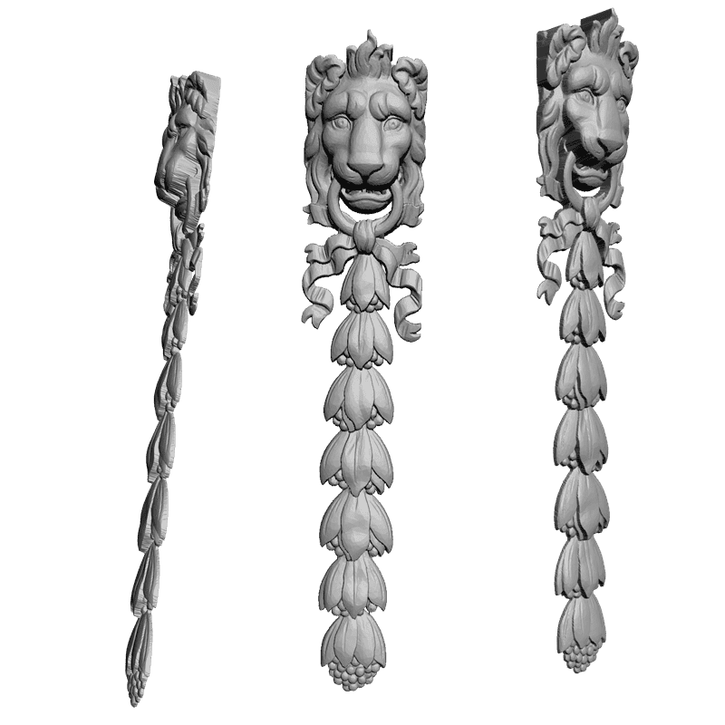 картинка Накладка резная D10-087 3D-STL.COM