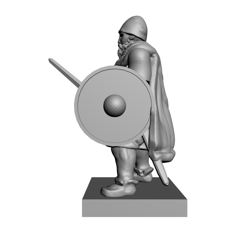 картинка Средневековый воин L3-424 3D-STL.COM