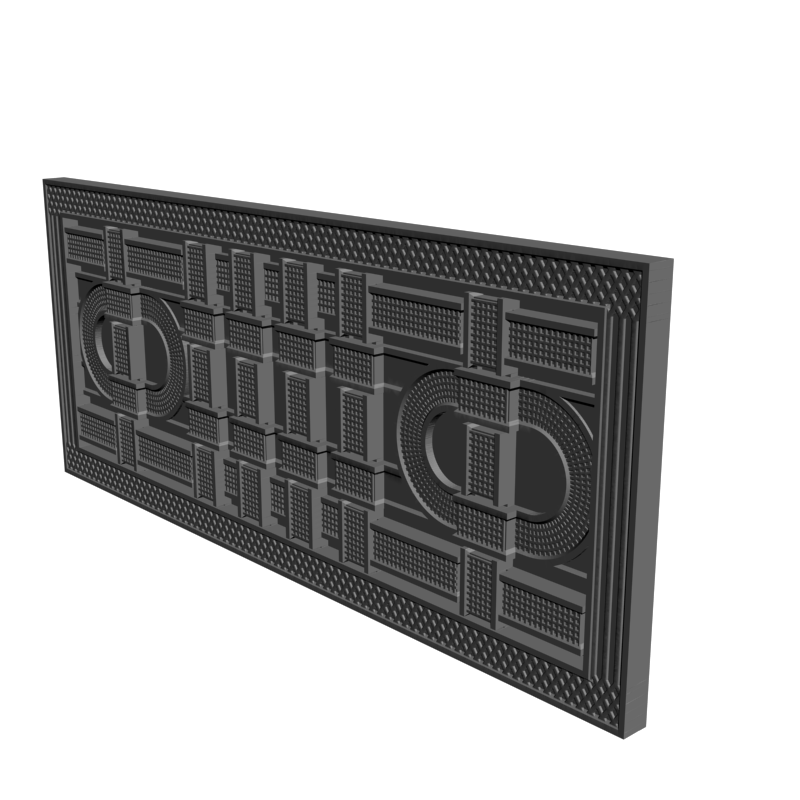 картинка Панель резная D11-132 3D-STL.COM