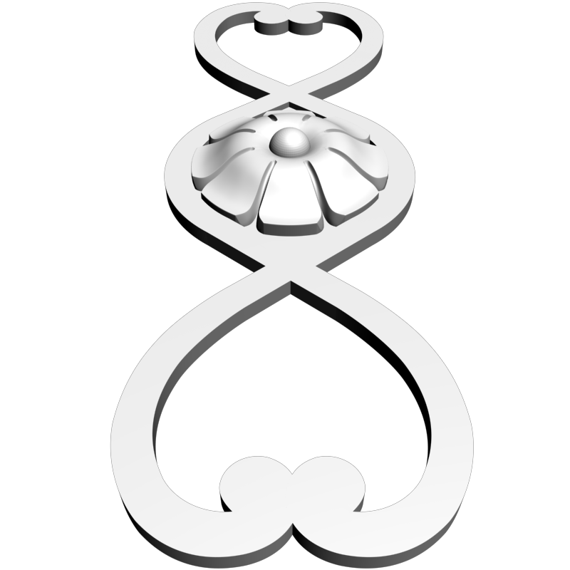 картинка Накладка резная D10-299 3D-STL.COM