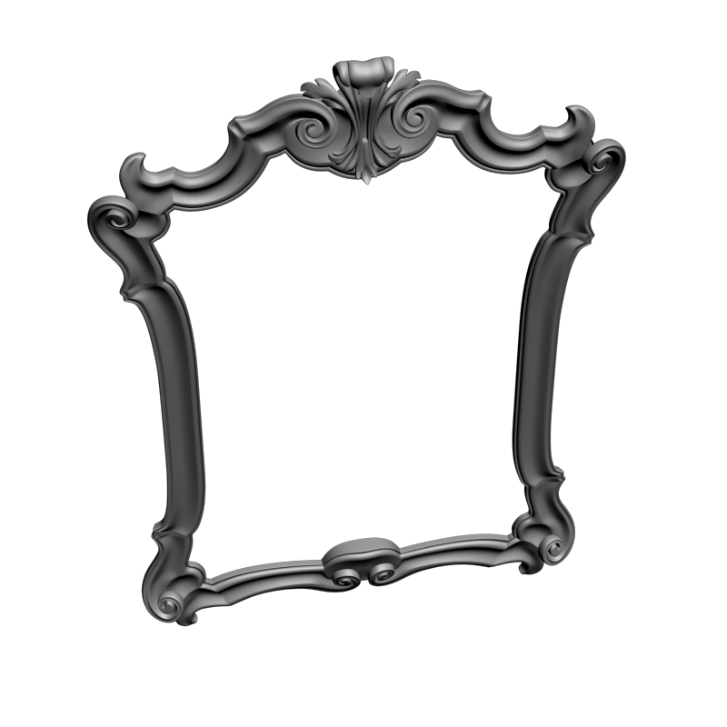 картинка Рамка резная D14-618 3D-STL.COM