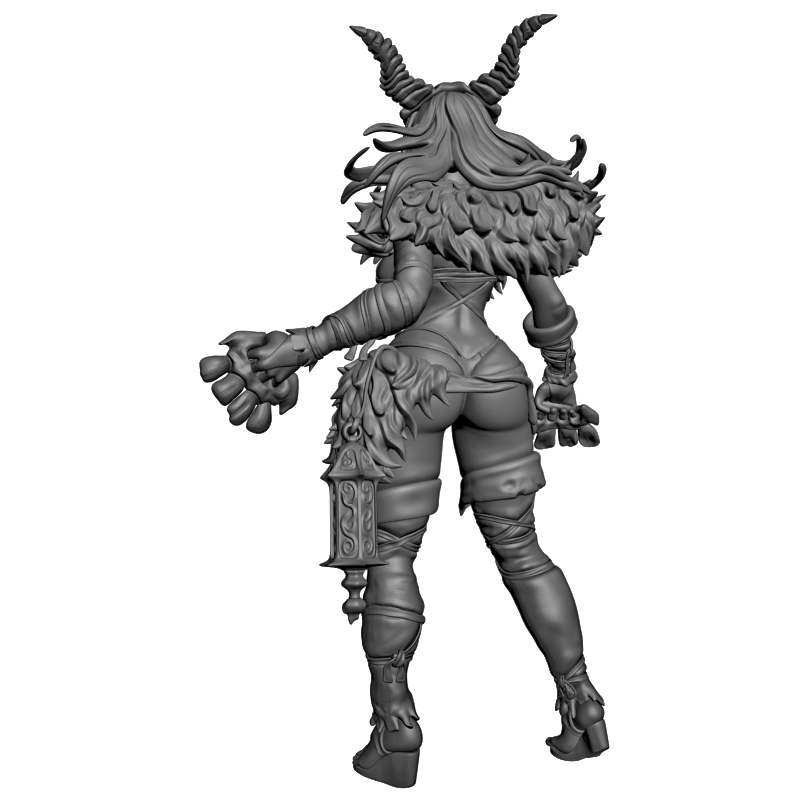 картинка КДМ - первобытная охотница - Гектор Моран PI1-446 3D-STL.COM