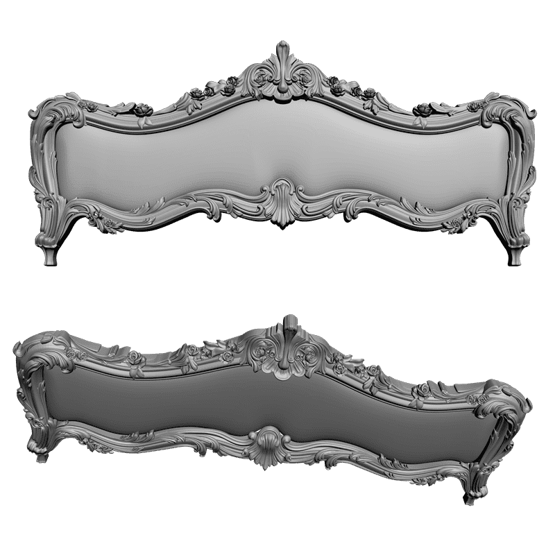 картинка Кровать M4-013 3D-STL.COM