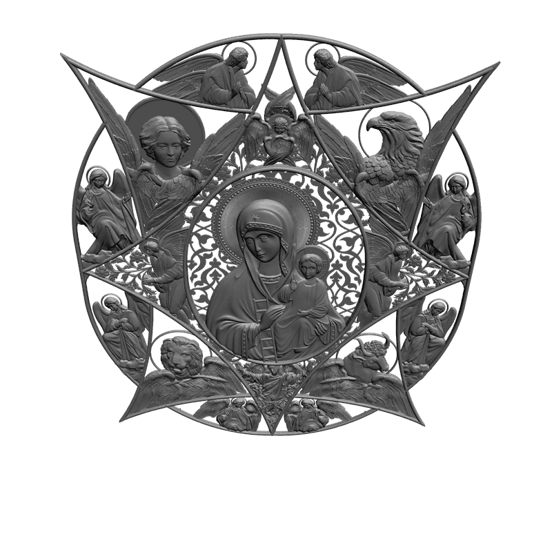 картинка Неопалимая Купина V3-059 3D-STL.COM