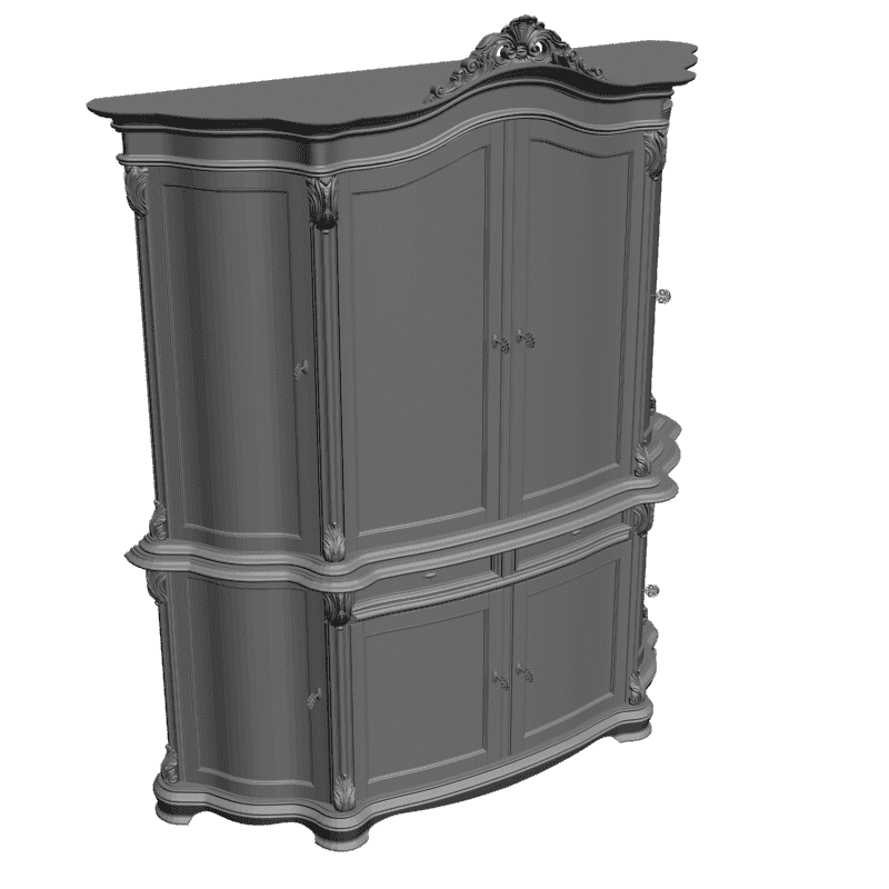картинка Шкаф в кабинет M11-008 3D-STL.COM