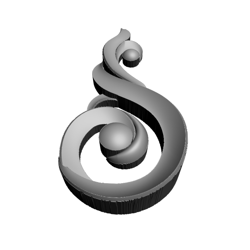 картинка Элемент декора D10-527 3D-STL.COM