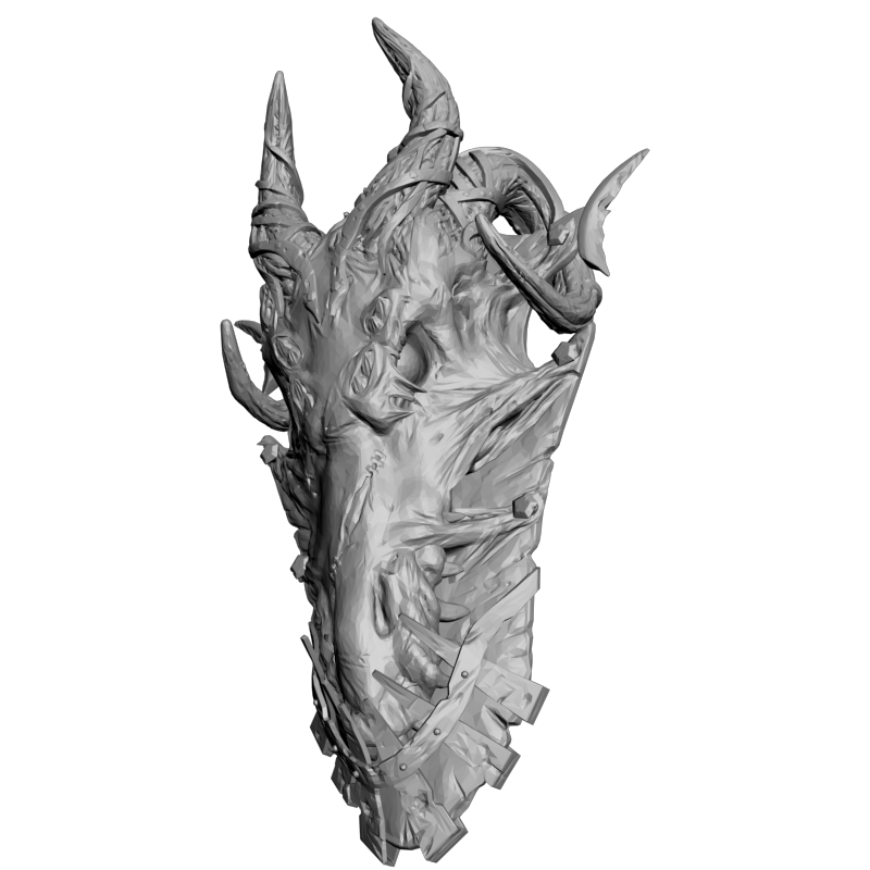 картинка Щит дракона P4-593 3D-STL.COM