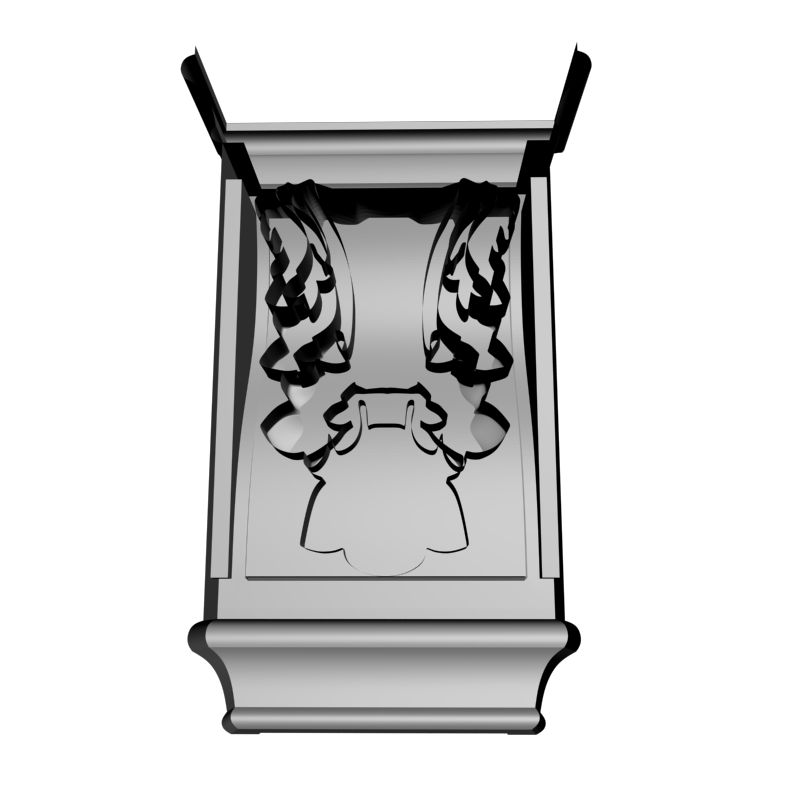 картинка Кронштейн резной D9-225 3D-STL.COM
