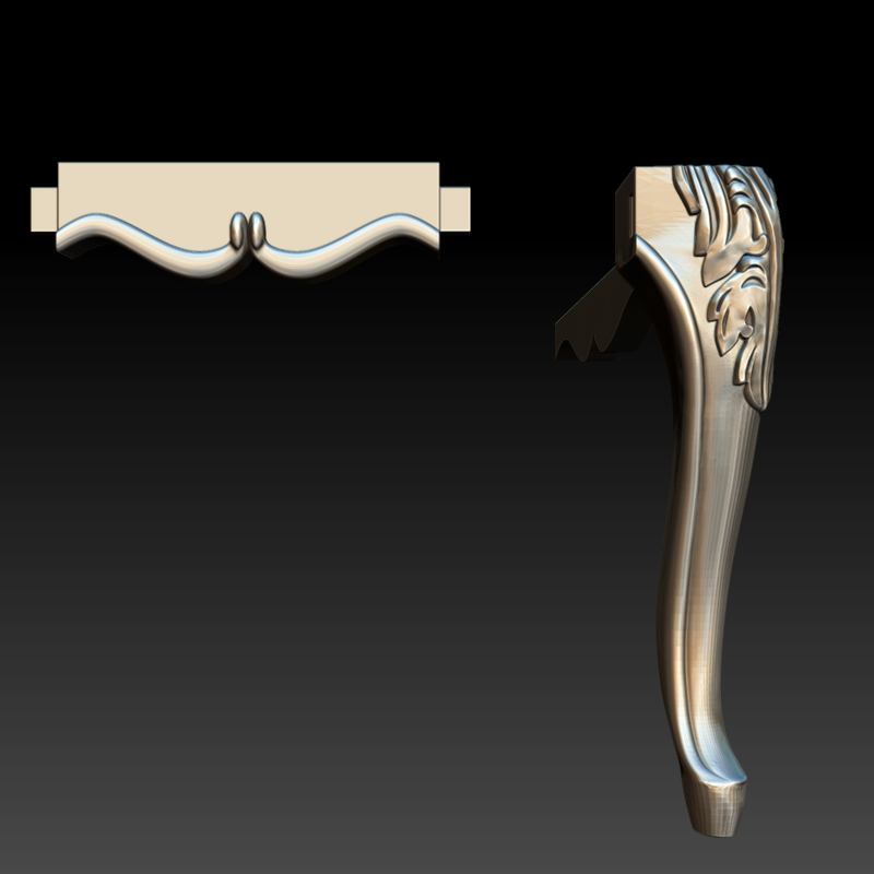 картинка Царга с ножкой-1 3D-STL.COM