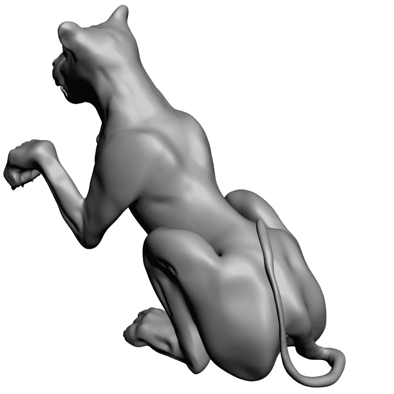 картинка Лев F1-178 3D-STL.COM
