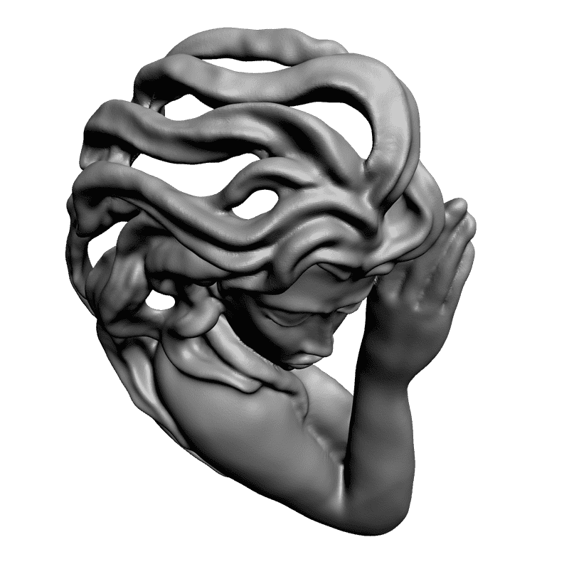 картинка Девушка L1-054 3D-STL.COM