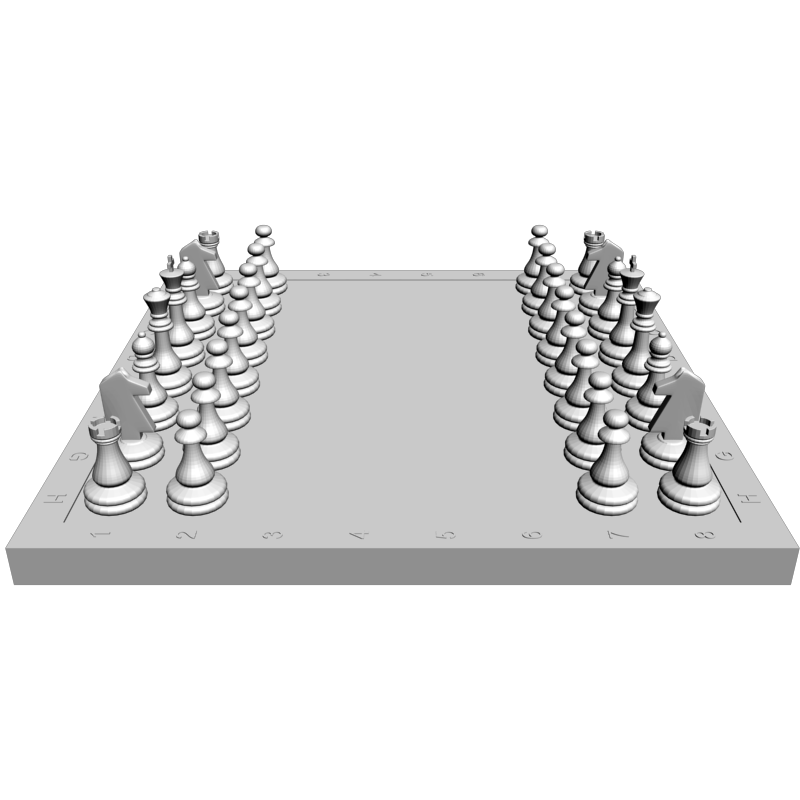 картинка Шахматы Класика PI3-138 3D-STL.COM