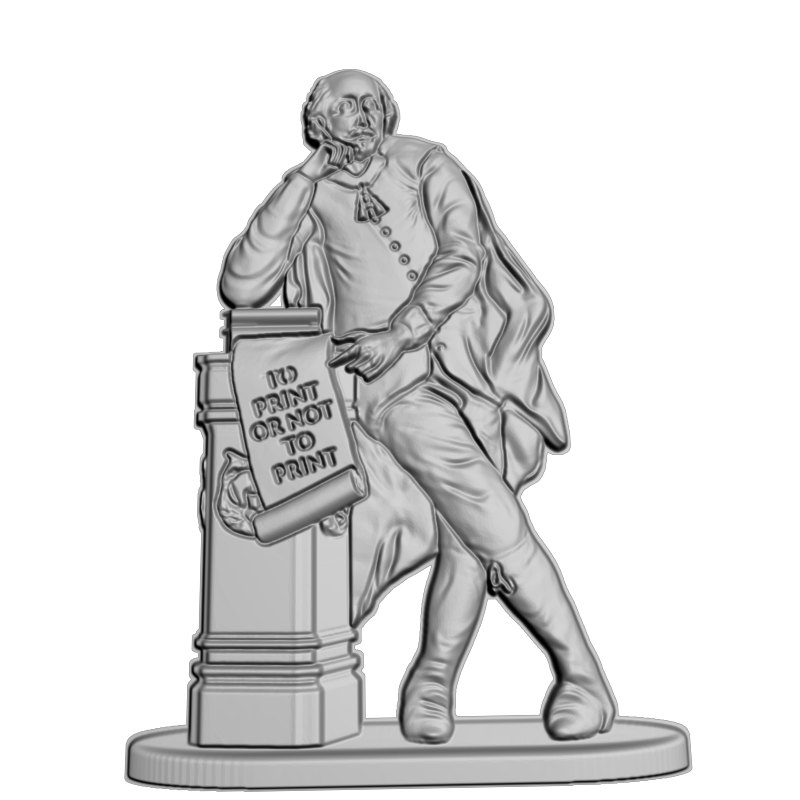 картинка Шекспир L1-127 3D-STL.COM