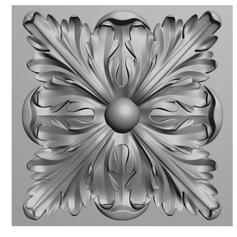 картинка Розетка декоративная D16-264 3D-STL.COM