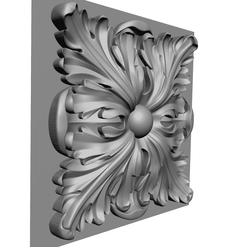 картинка Розетка декоративная D16-264 3D-STL.COM