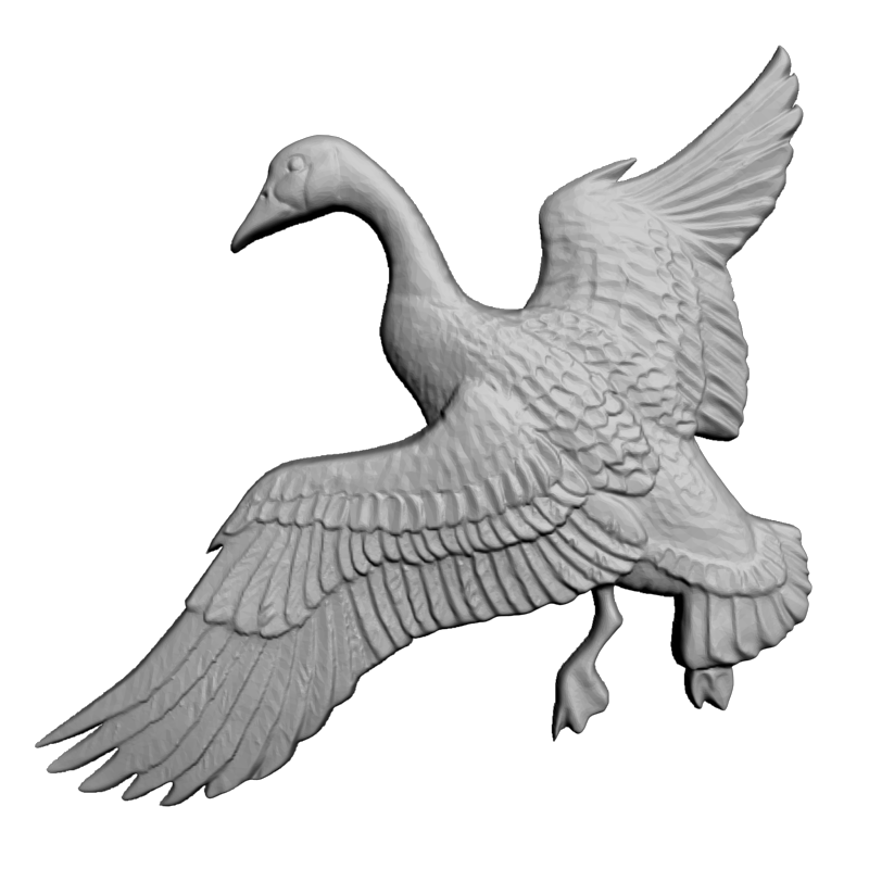 картинка Канадский гусь F3-086 3D-STL.COM