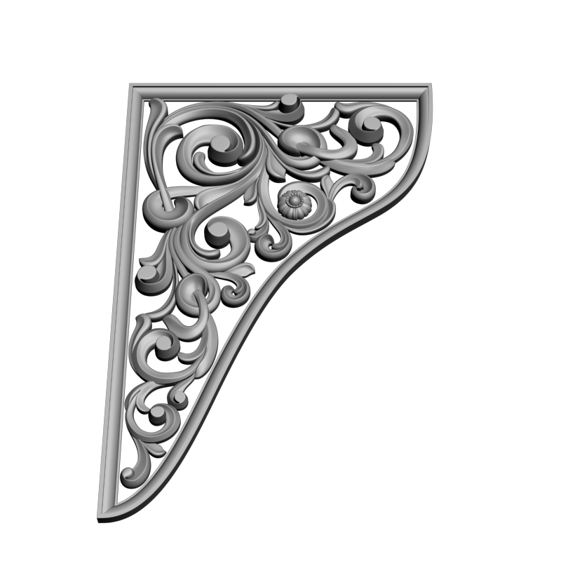 картинка Угловой элемент D19-057 3D-STL.COM