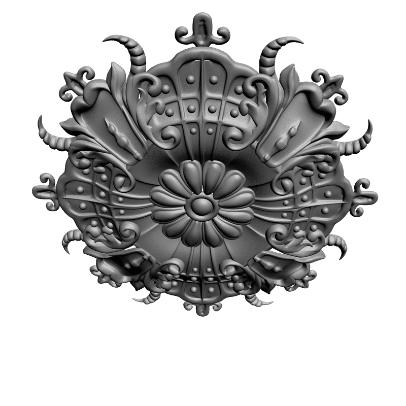 картинка Розетка резная D16-097 3D-STL.COM